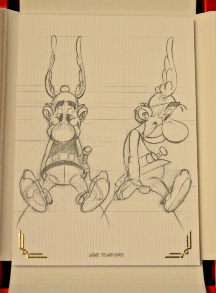 Panini Asterix Sine Tempore 2025 TC- Ingenium Card Bleistiftstudien Asterix /500