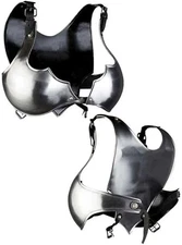 Medieval Warrior Lady Steel chest Breastplate Armor Halloween Costume