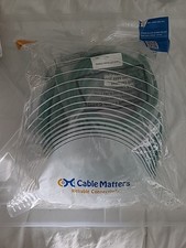 LOT OF 10 X 10 Ft Green Cat6 Patch Cables UTP