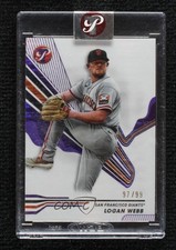 2024 Topps Pristine Purple Pristine Pulsar Refractor 97/99 Logan Webb #250 07i7