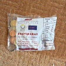 &Ouml;sterreichisches Euro-Starterkit 2002 M&uuml;nzwesen Numismatika Einzelst&uuml;ck