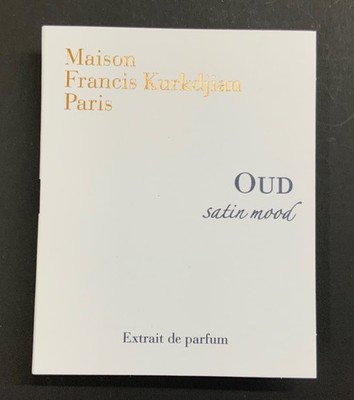 Maison Francis Kurkdjian Oud Satin Mood 2ml Vial Spray New Factory Sealed