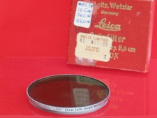 Leica green filter in red box for 85 1.5 Summarex lens, US SELLER "LQQK"