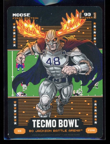 2026 Bo Jackson Battle Arena Tecmo Bowl Fire #59 Moose `Daryl Johnston`