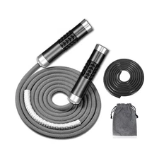 Redify Weighted Jump Rope for Workout Fitness(1LB), Tangle-Free Bal... Fast Ship