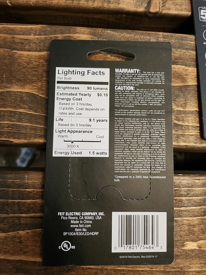 Feit 10 W T4 G4 Bi-Pin Base 12-Volt Landscape LED Light Bulb- (2-PACK)  - Image 3 of 3