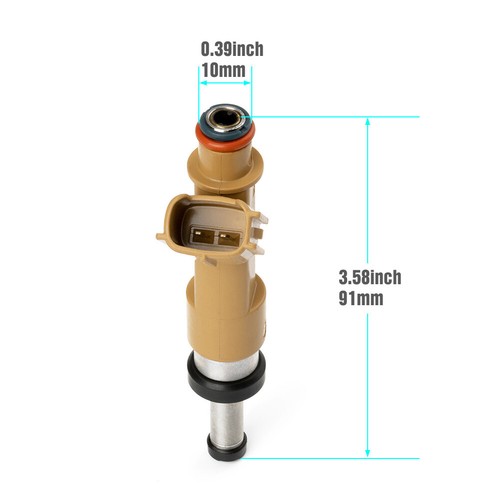 Juego de 4 inyectores de combustible 23250-0T020 para Toyota Corolla Matrix 1,8 L l4 2009-2015 - Imagen 2 de 11