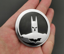 Chrome Metal Batman Logo Dark Knight Mask Car Trunk Emblems Badge Decal Sticker