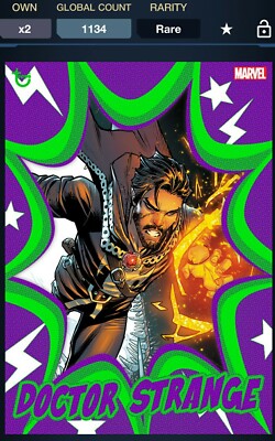2020 Topps Marvel Explosions Doctor Strange Series 1 - Purple Digital Card