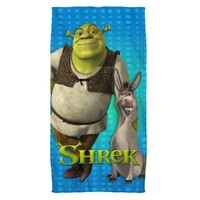 Shrek And Donkey Pals Beach Towel Shrek And Donkey Pals Beach Towel