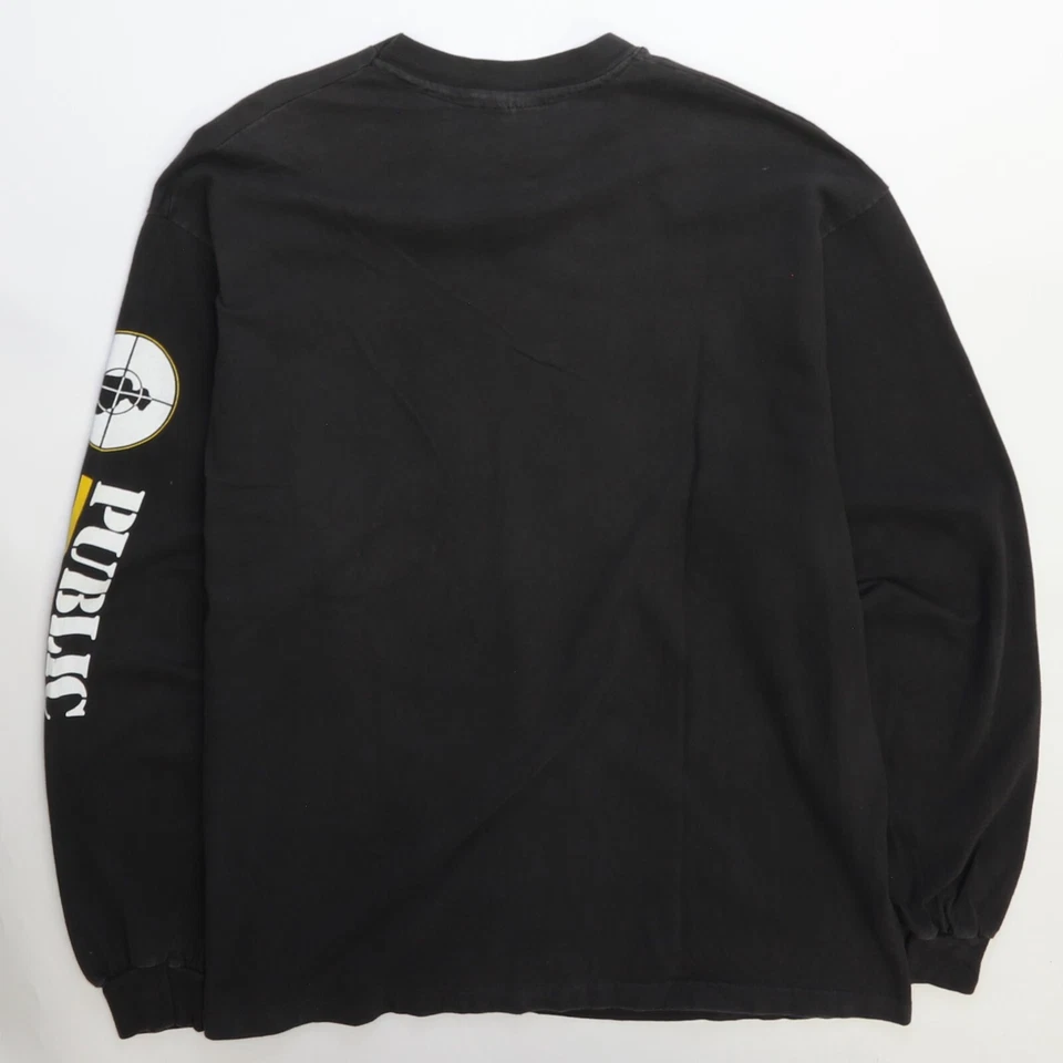 Vintage Public Enemy Long Sleeve T-Shirt Size XL Hip Hop Rap Tee 90s - Image 2 of 4
