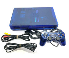 Sony PS2 SCPH-37000 PlayStation 2 Ocean Blue/Zen Black Japan Import NTSC-J Used