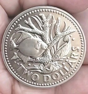 Barbados 1983 2 Dollar, Franklin Mint, Specimen Strike Mintage 141, Rare
