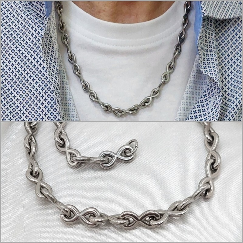 Collana Donna LIU JO Luxury ESSENTIAL Simbolo INFINITO In Acciaio Codice Lj2514