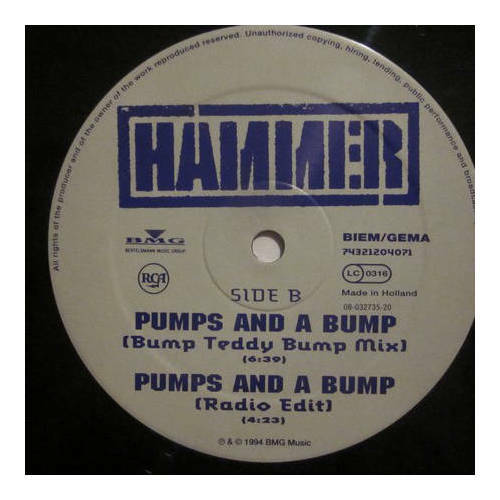 MC Hammer Pumps And A Bump (12") 743212040715 eBay