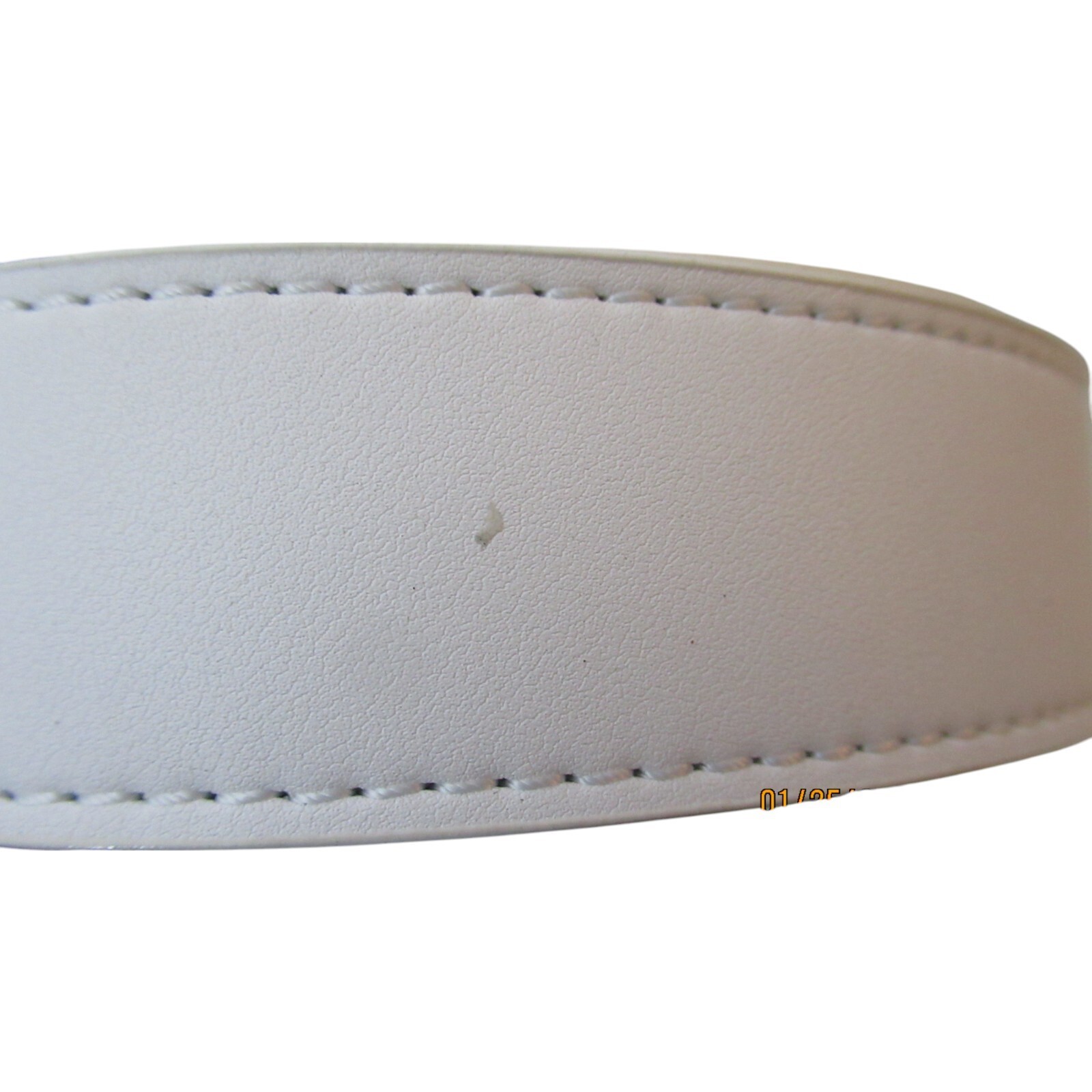 Nexbelt No Holes Golf Belt White Pre-cut to size 40" NEW Missing Packaging