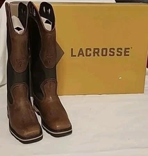 LACROSSE /DANNER SNAKE COUNTRY 17" SQ TOE MEN'S 8 M OLIVE 521170