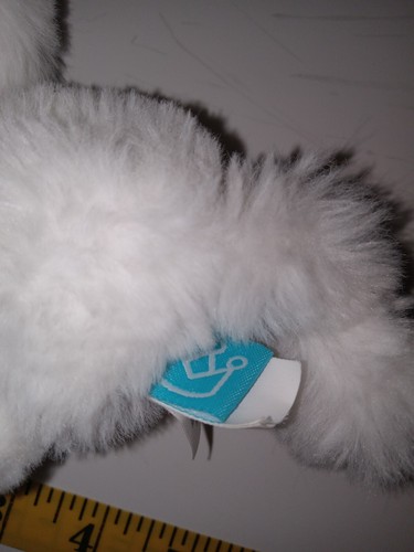 Manhattan Toy Company White Kitten Plush 5" Stuffed Cat Toy Soft Cuddly Kitty - Picture 8 of 8