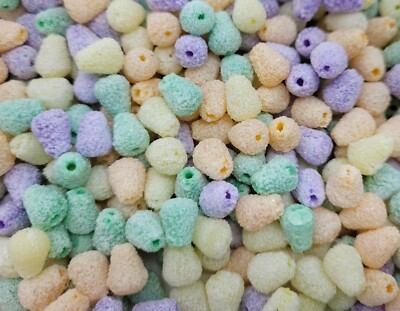 500 Pcs Small Assorted Sugared Gum Drop Candy Gumdrop Christmas Craft Beads VTG
