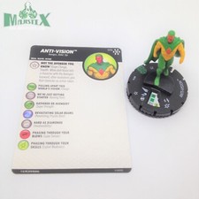 Heroclix Avengers Infinity set Anti-Vision 014 Uncommon figure w/card