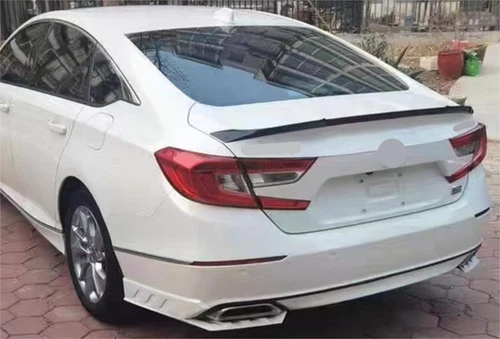 ABS Black JDM Style Rear Spoiler Wing Trunk For 2018-2022 Honda Accord Sedan 4DR - Picture 6 of 7