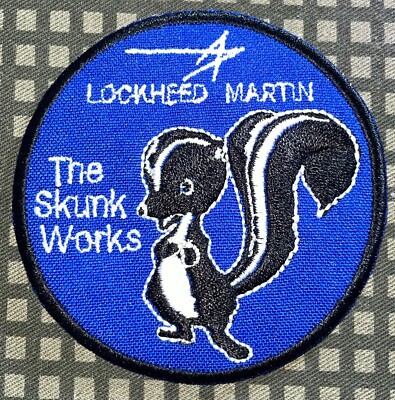 USAF Lockheed-Martin Skunk Works Blackbird SR-71 Patch 3'' Hook & Iron-On A1062