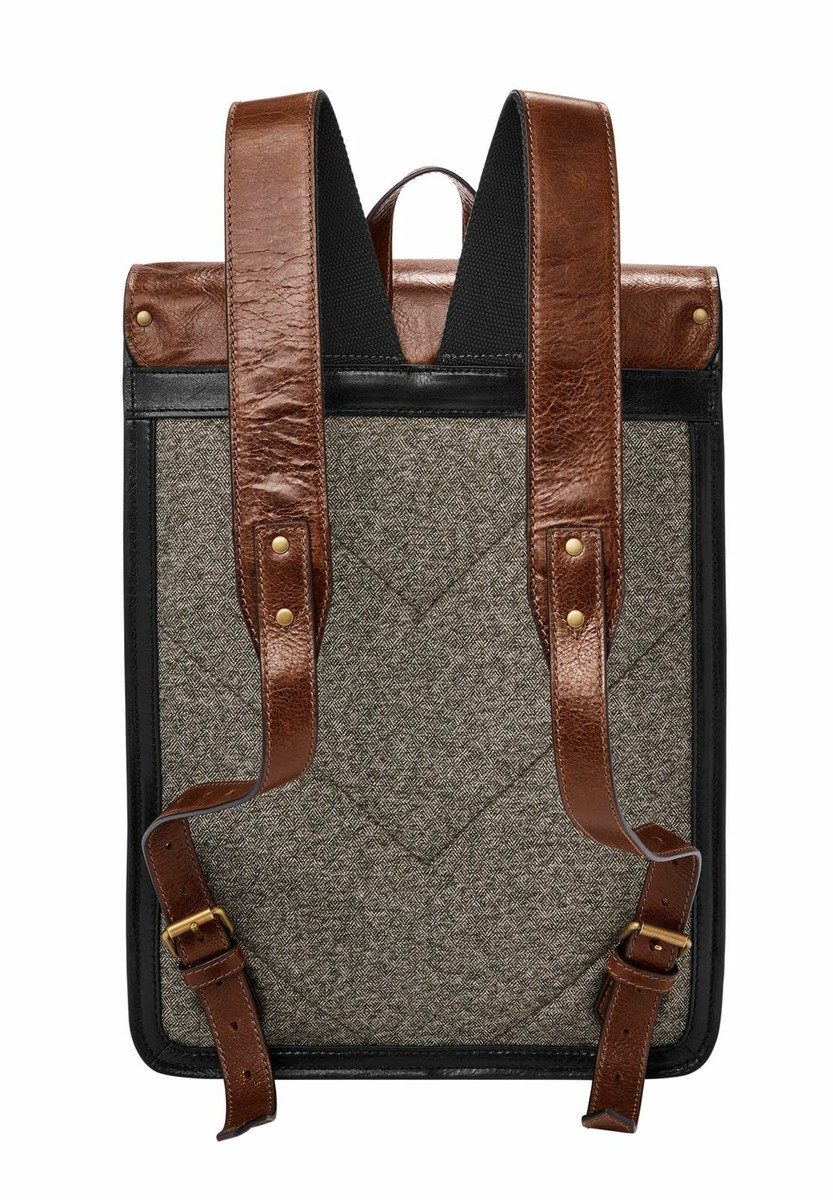 Fossil Lederrucksack Fossil Rucksack Leder Braun FOSSIL Parker