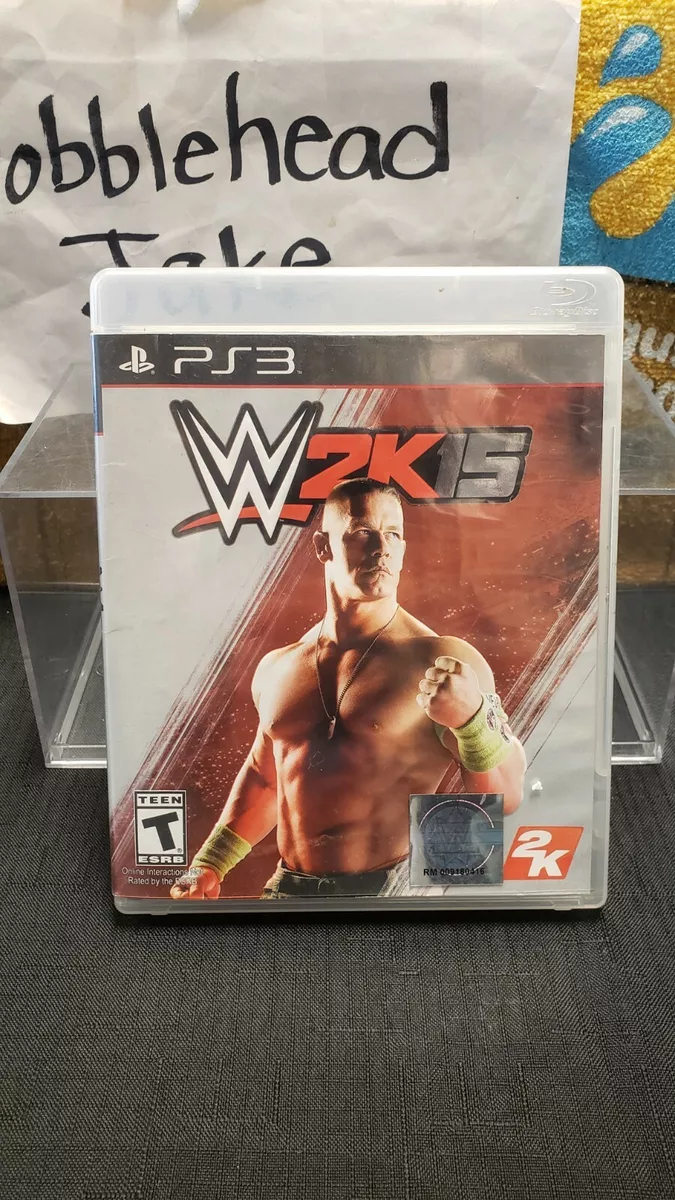 WWE 2K15 WRESTLING PS3 SONY PLAYSTATION 3 VIDEO GAME IN CASE NO MANUAL