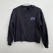 Women  s Crewneck Dark Grey Sweatshirt size medium