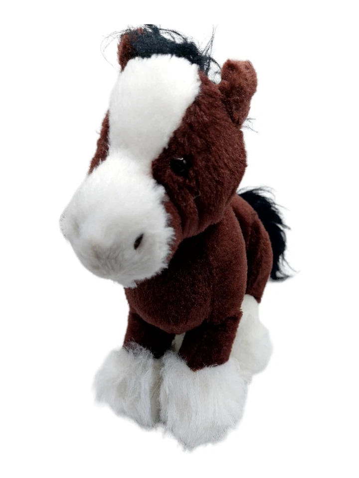 Ganz Webkinz Clydesdale Horse Stuffed Animal Plush HM139 Collectible No Code - Image 2 of 4