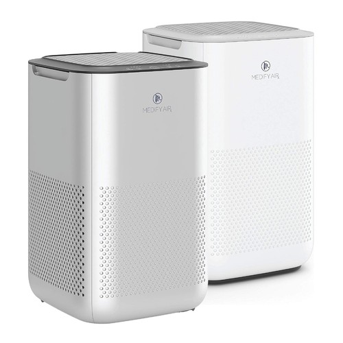 Air Purifier Medify MA-15 Includes True Hepa Filter Black Nightlight Sleep Mode