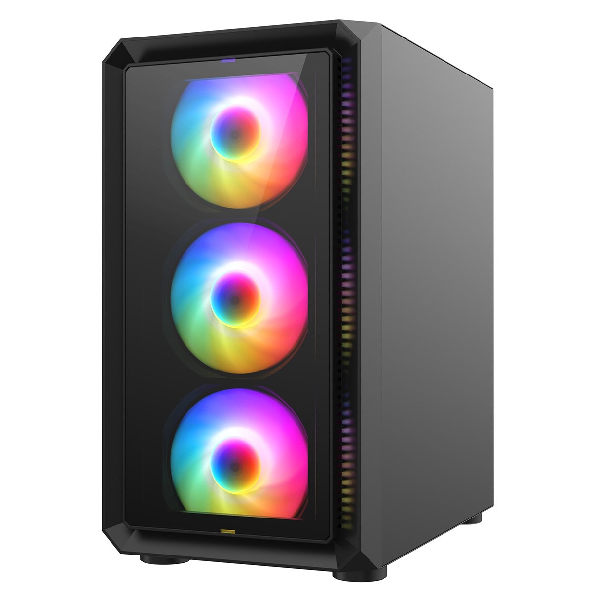 Watercooled AMD Quad Thread 8GB 120GB SSD Gaming PC Computer Windows 11 RED