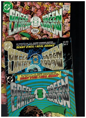 GREEN LANTERN GREEN ARROW 1, 2, 3 (1983) REPRINTS CLASSIC NEAL ADAMS STORIES