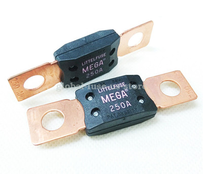 10pcs Littelfuse 0298250 Auto Fuse 250A Zeitverzögerung 32V 298 Series, MEGA