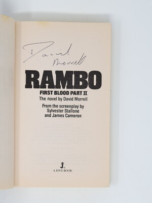DAVID MORRELL SIGNED 1ST PAPERBACK - Rambo: First Blood Part II | eBay