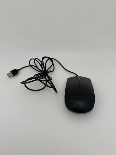 Lenovo MOJUUO Black Wired USB Scroll Wheel Optical Standard Mouse…47 - Picture 2 of 18
