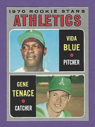 1970 Topps - #21  Oakland Athletics Rookie Stars - Vida Blue RC - ExMt+