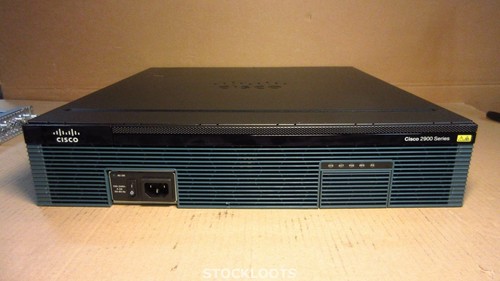 Routeur à services intégrés Cisco 2921 V08 2 x emplacements Gigabit 4 x emplacements EHWIC MODULES EXCL - Photo 3/3