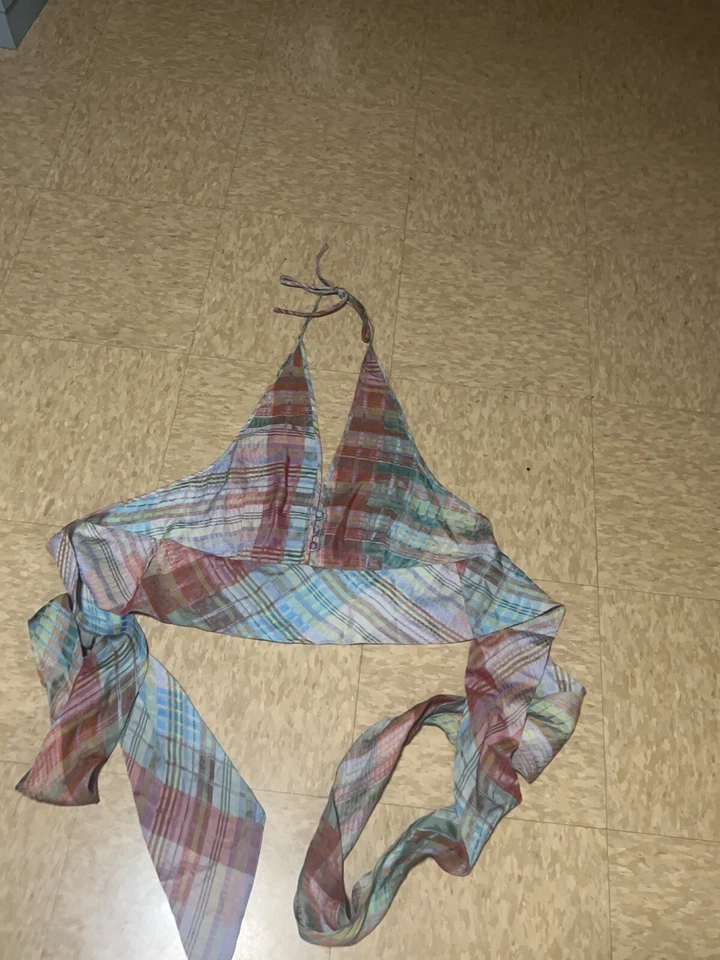 ZAC POSEN COLECCIÓN PASARELA PRIMAVERA 2006 TOP Y FALDA A CUADROS NUEVO CON ETIQUETAS TALLA 10 Foto 3 de 4