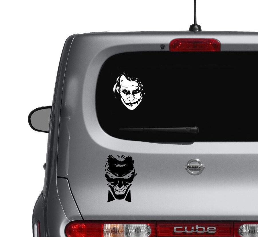  Batman Head Cartoon - Sticker Graphic - Auto, Wall, Laptop,  Cell, Truck Sticker for Windows, Cars, Trucks : Automotive