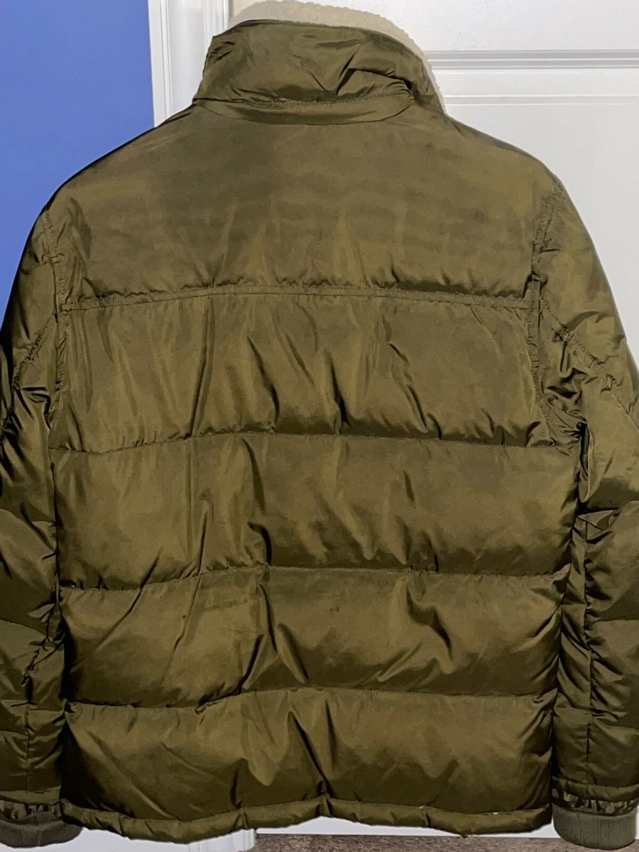 Guess men's quilted jacket with fleece collar sales