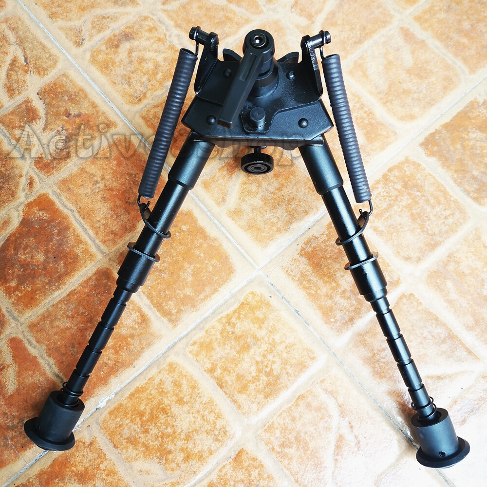 Rokstad Aluminum Alloy Bipod Airsoft Harris Style Tactical Bipod Rifle ...
