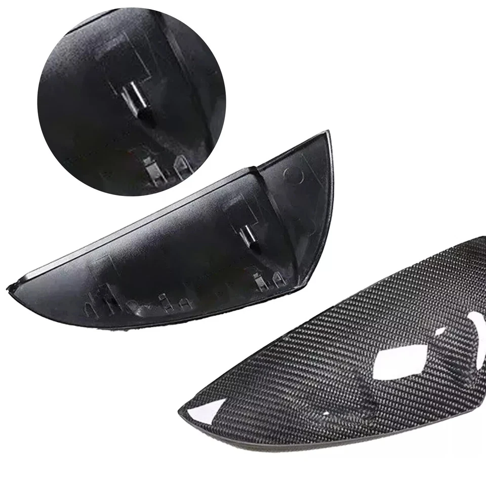 Cubiertas de tapas de espejos retrovisores de fibra de carbono estilo M para Lexus IS300 IS350 IS500 2021-2023 Foto 2 de 4