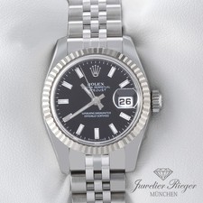 Rolex Lady Datejust 179174 Edelstahl Weissgol...