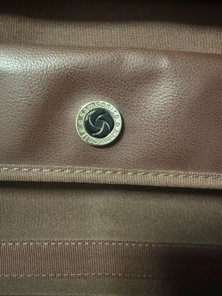 SAMSONITE CARTELLA VINTAGE MARRONE - Imagen 2 de 4