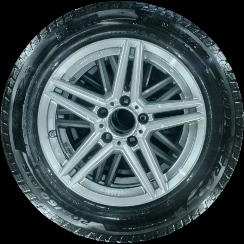 205/60 R16 Winterreifen C-KLASSE W205 16 Zoll Alufelgen Komplettsatz 5-6mm - Bild 4 von 4