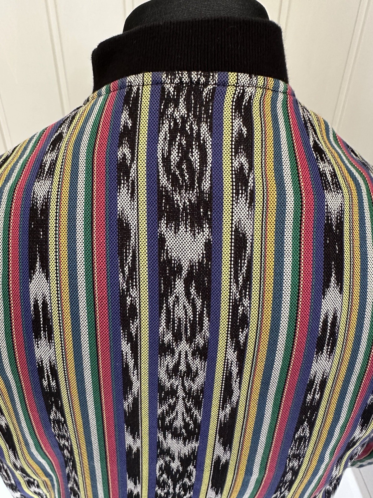 Giacca Teddy Yves Saint Laurent Multicolore o Nero Grigio Reversibile Taglia 50