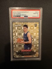 2024 Prizm Monopoly Zach Edey Millionaire White SSSP PSA 10 Pop 4