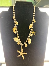 Beautiful Seashell Style Necklace with Starfish Center