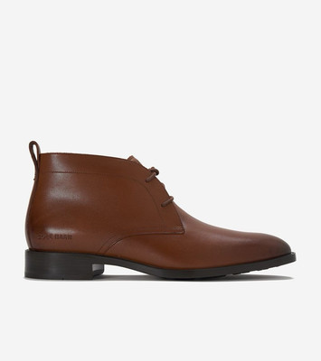 Men Cole Haan Hawthorne Chukka Boots Water Resistant Leather  display picture 2